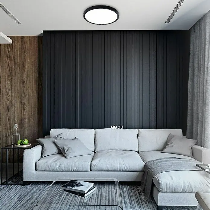 LED stropna svjetiljka Green Tech - 20 W, Crne boje, Topla bijela - Živopisni prikaz