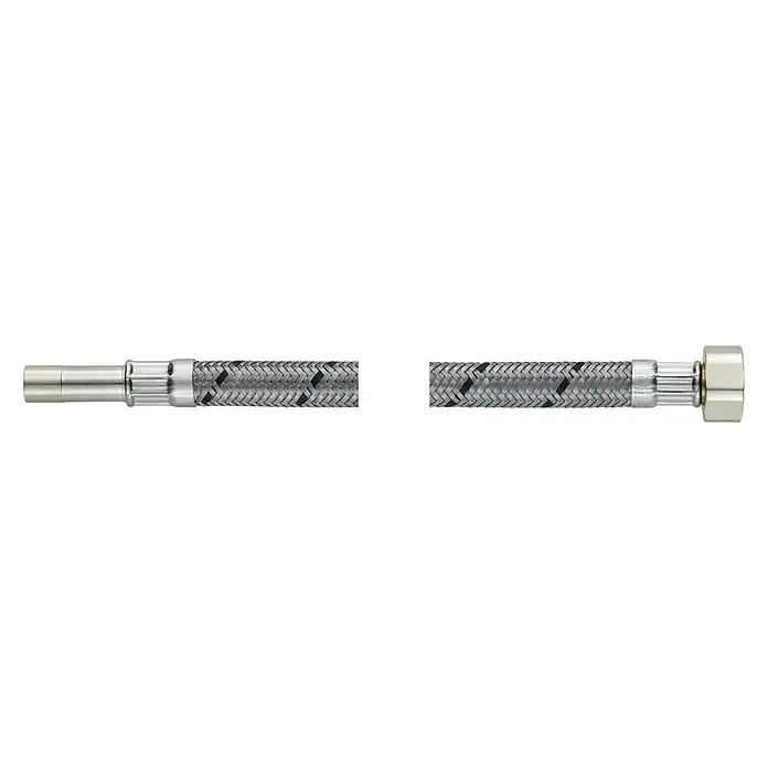 Flexo Verlängerungsschlauch - ⅜″, Länge: 50 cm, Rohrstutzen 10 mm - Vorderansicht