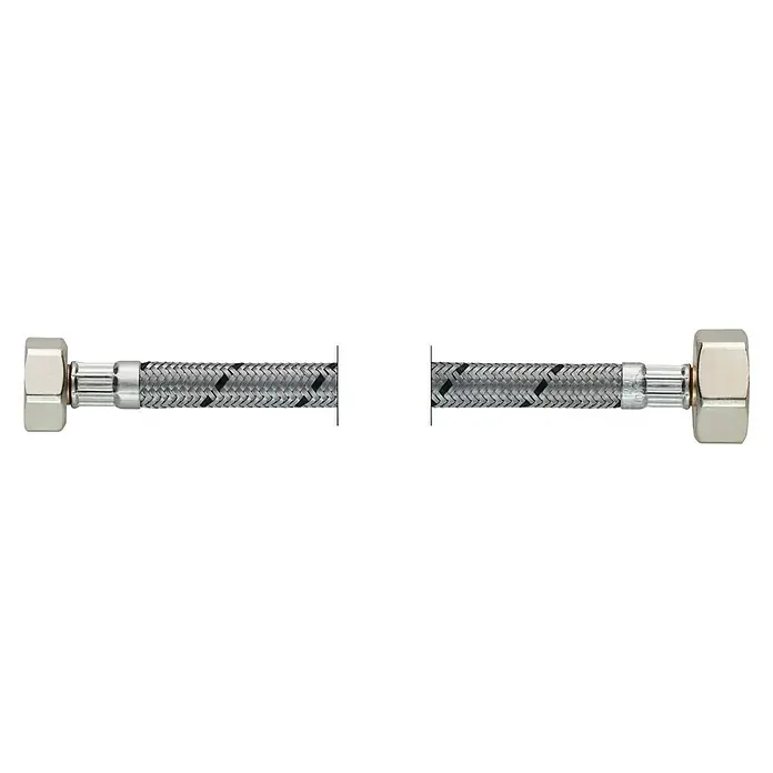Flexo Priključno crijevo - ½″/¾″, Duljina: 50 cm - Pogled sprijeda