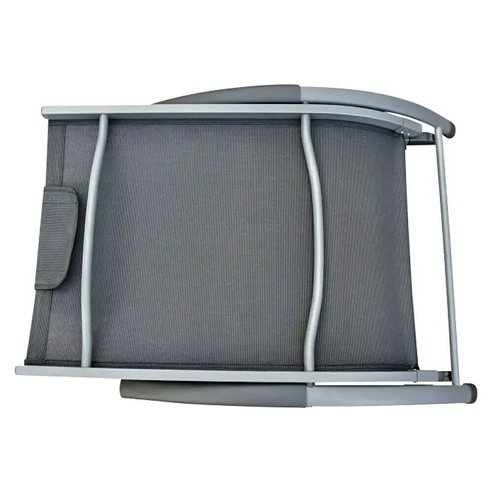 Ležaljka za sunčanje Thrifty - D x Š x V: 167 x 66 x 65 cm, Antracit - Pogled odozgo