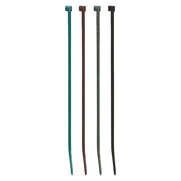 Set de bridas para cables - Verde, L x An: 14 x 3,4 cm, 50 uds. - Vista frontal