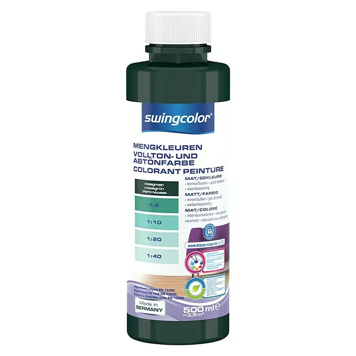 swingcolor Mengkleur - Mosgroen, 500 ml, Mat - Vooraanzicht