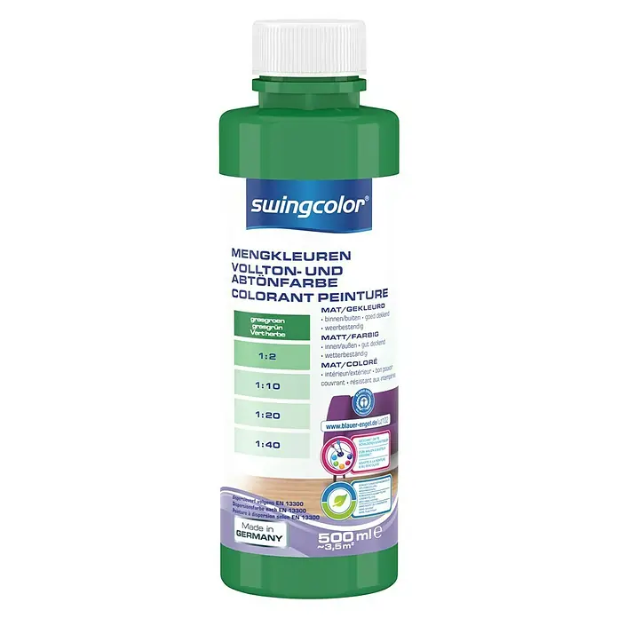 swingcolor Mengkleur - Grasgroen, 500 ml, Mat - Vooraanzicht