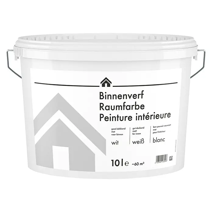 swingcolor Muurverf Binnen - Wit, 10 l, Mat - Vooraanzicht