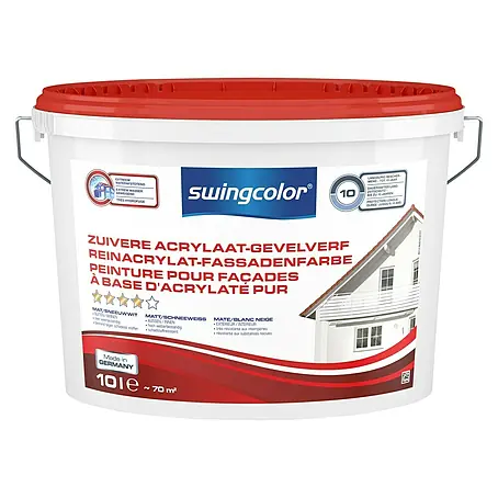 swingcolor  Zuivere acrylaat gevelverf