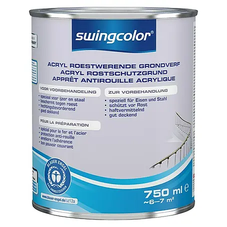 swingcolor  Grondverf Acryl Roestwerend Grijs