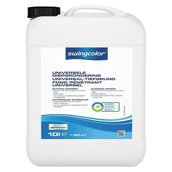 swingcolor Diepgrondering Universeel - Kleurloos, 10 l - Vooraanzicht
