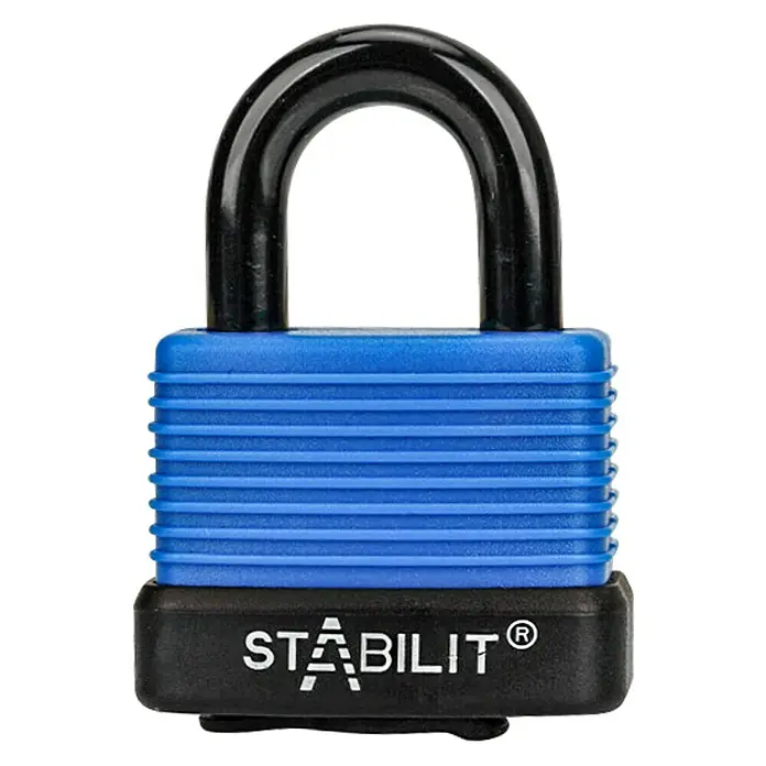 Stabilit Candado K50 - Ancho: 44 mm, Espesor de estribo: 9 mm - Vista frontal