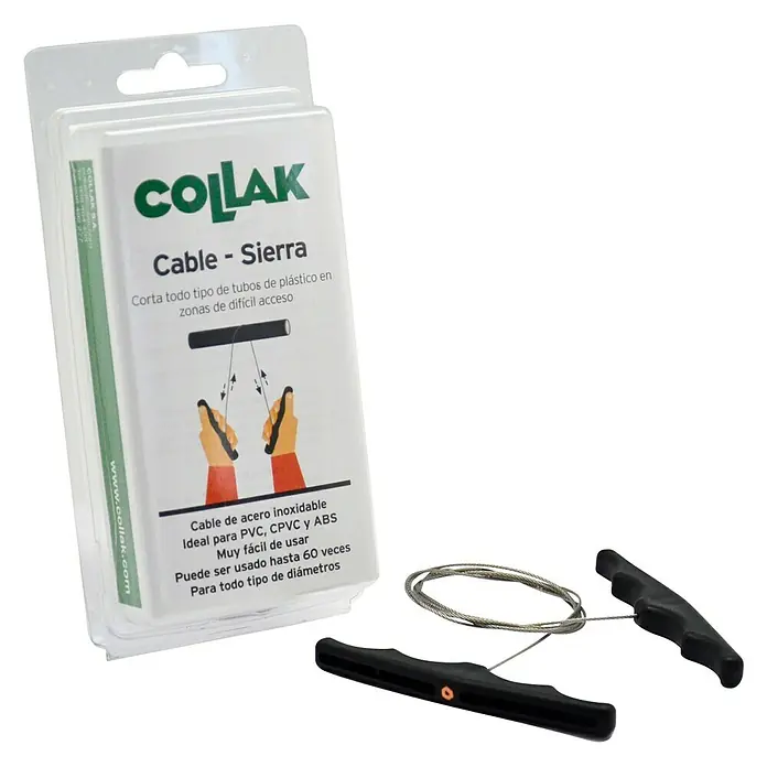 Collak Cable - sierra para cortar - 90 cm, Acero inoxidable - Vista angular
