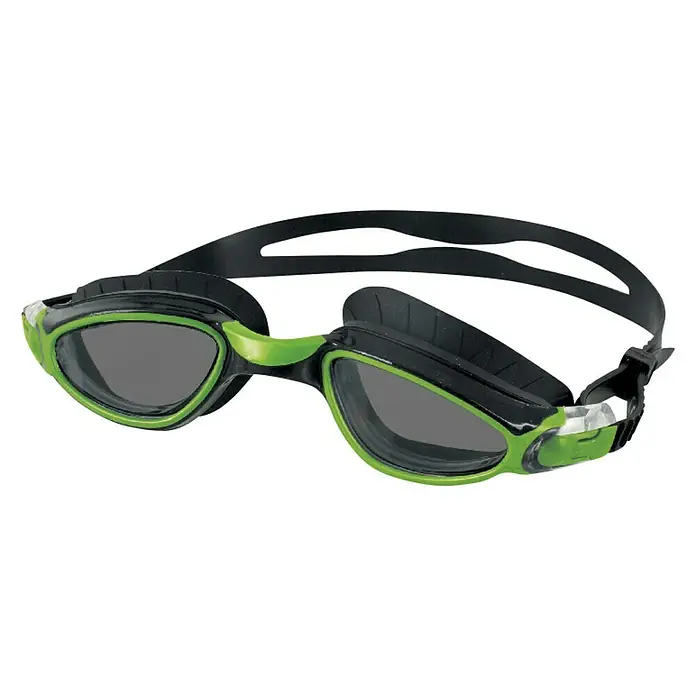 Seac Sub Gafas de natación Axis - Negro/lima, Lentes ahumadas - Vista angular