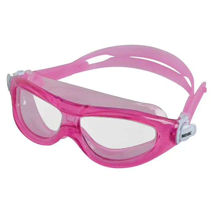 Seac Sub Gafas de natación Matt - Apto para: Niños, Rosa, Lentes transparentes - Vista angular