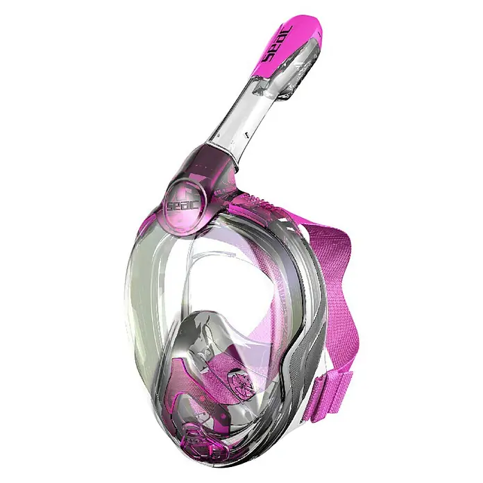 Seac Sub Máscara de Snorkel Magica - Apto para: Niños, Silicona, Rosa - Vista angular