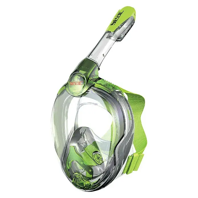 Seac Sub Máscara de Snorkel Magica - Apto para: Niños, Silicona, Verde - Vista angular