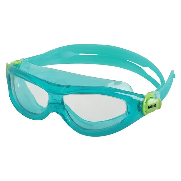 Seac Sub Gafas de natación Matt - Apto para: Niños, Lentes ahumadas, Turquesa - Vista angular