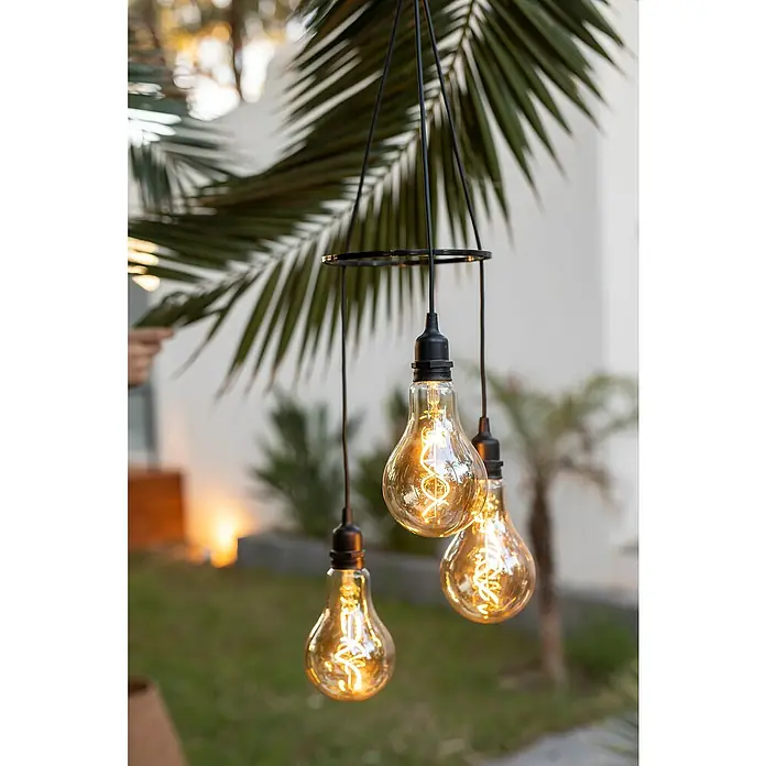 New Garden Lámpara colgante sin cables Chiara - 4,5 W, L x An x Al: 10 x 17,5 x 65 cm, E27 - Foto ambiente
