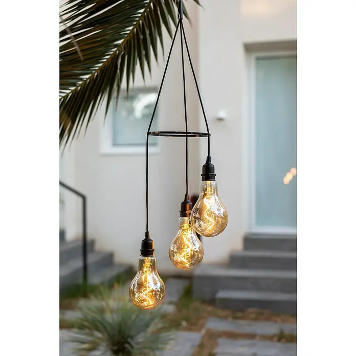 New Garden Lámpara colgante sin cables Chiara - 4,5 W, L x An x Al: 10 x 17,5 x 65 cm, E27 - Foto ambiente