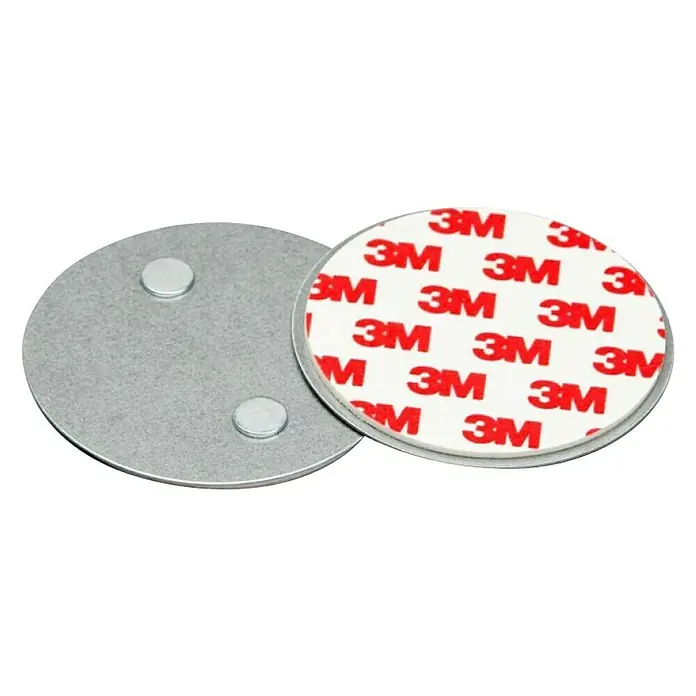 Rauchmelder-Befestigung Universal - Durchmesser: 7 cm, Magnetisch - Diagonale Ansicht
