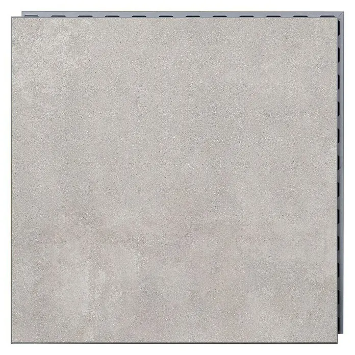 Feinsteinzeugfliese Click and Go Square Concrete - 60 x 60 cm, Grau, Matt - Draufsicht