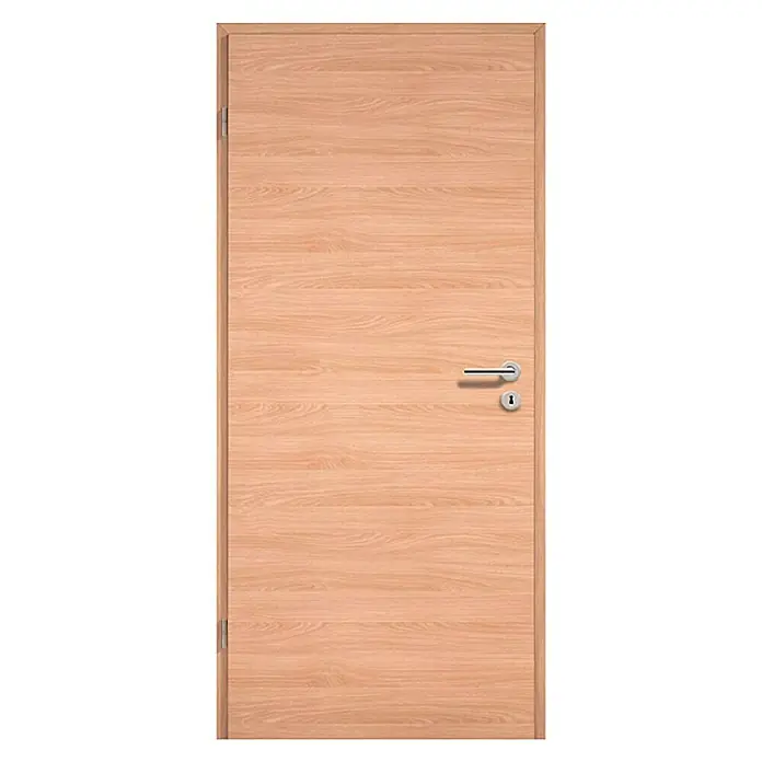 Geta Door Sobna vrata Lamineo GLN 42Q - D x Š x V: 39 x 650 x 2.000 mm, DIN lijevo, Svijetli hrast - Pogled sprijeda