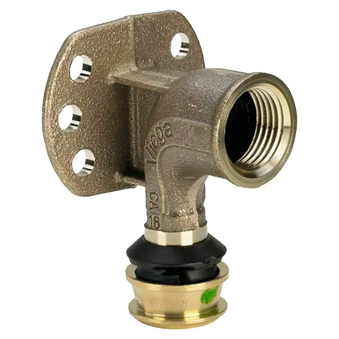 Viega Raxofix Press-Wandwinkel - Durchmesser: 20 mm, Innengewinde: ¾″ - Diagonale Ansicht