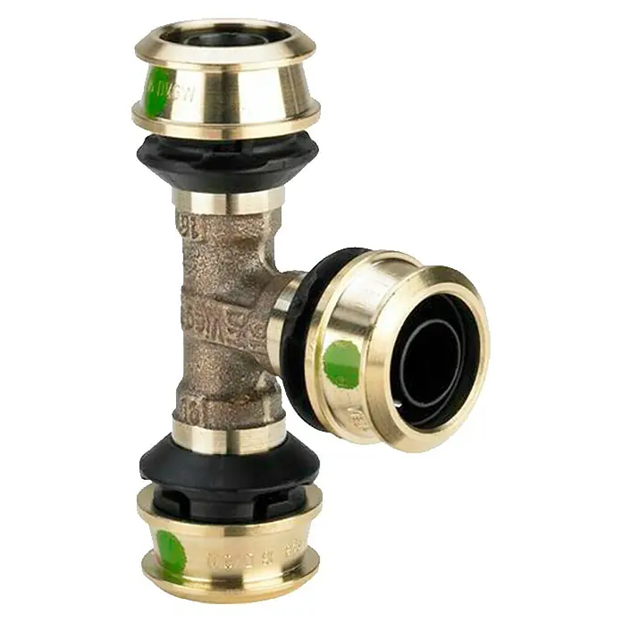 Viega Raxofix Press-T-Stück - Durchmesser: 25 mm - Diagonale Ansicht