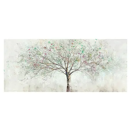 Cuadro pintado a mano Dipinto Árbol Grande