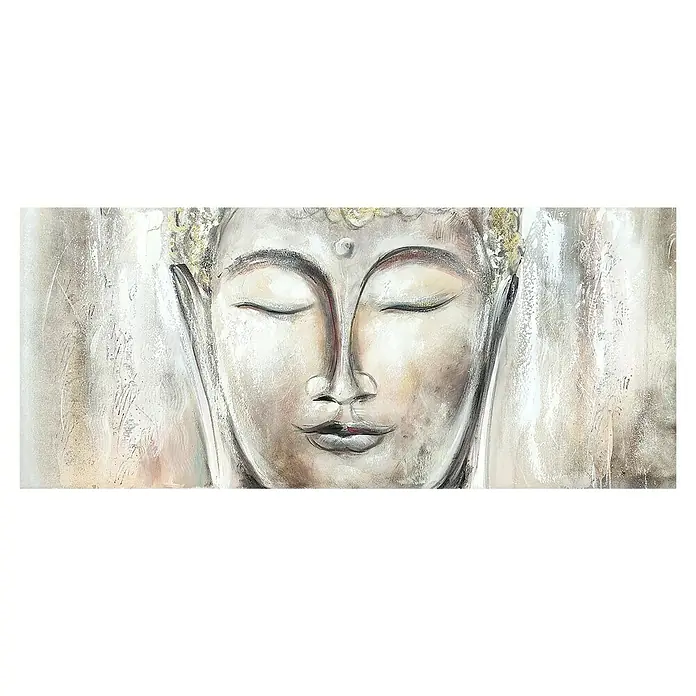 Cuadro pintado a mano Dipinto Buda Grande - Buda, An x Al: 140 x 60 cm - Vista superior