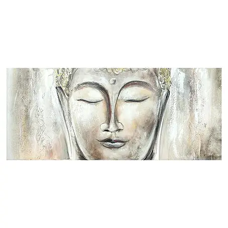 Cuadro pintado a mano Dipinto Buda Grande