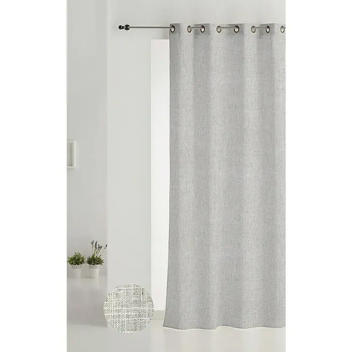 Visillo para ventana Kyos - 200 x 270 cm, 100% poliéster, Natural - Foto ambiente