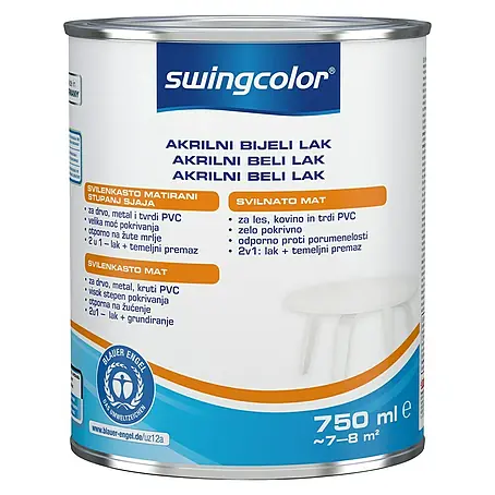 swingcolor  Akrilni bijeli lak