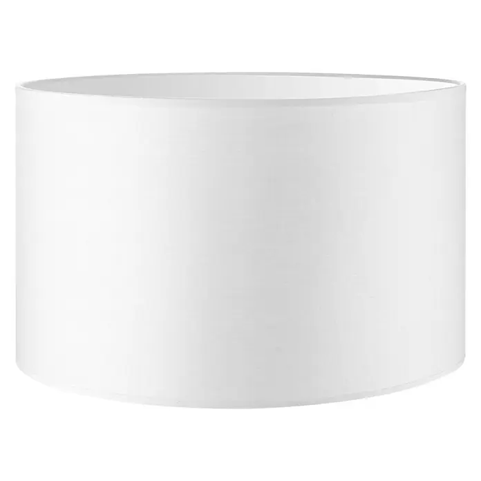 Home Sweet Home Lampenschirm Bling - Ø x H: 35 x 21 cm, Pure White, Baumwolle, Rund - Vorderansicht