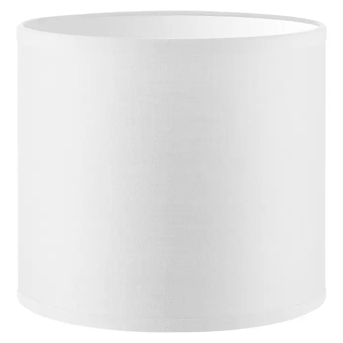 Home Sweet Home Lampenschirm Bling - Ø x H: 20 x 17 cm, Pure White, Baumwolle, Rund - Vorderansicht