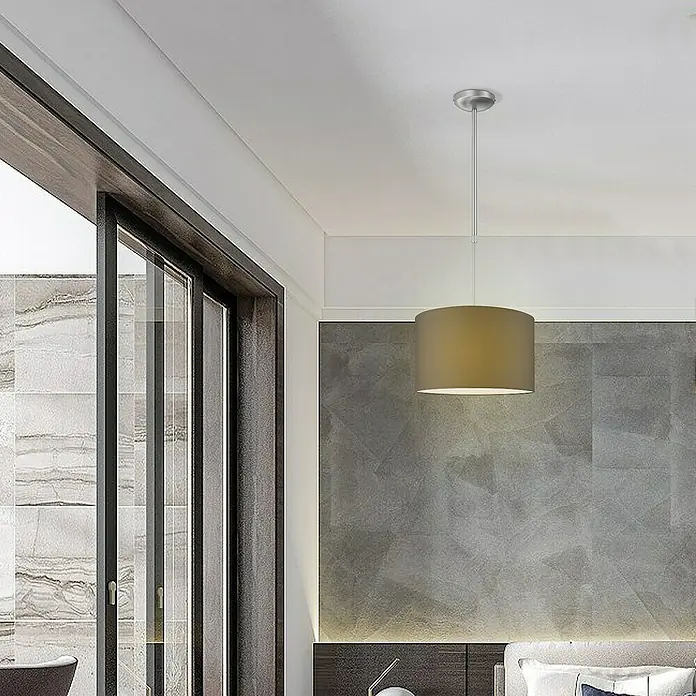 Home Sweet Home Lampenschirm Bling - Ø x H: 35 x 21 cm, Funghi, Baumwolle, Rund - Stimmungsaufnahme