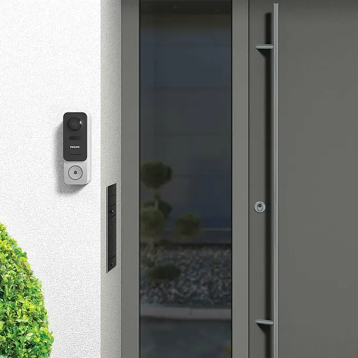 Philips WelcomeEye Farb-Video-Türsprechanlage Link - 1.920 x 1.080 Pixel (Full HD), Silber - Stimmungsaufnahme