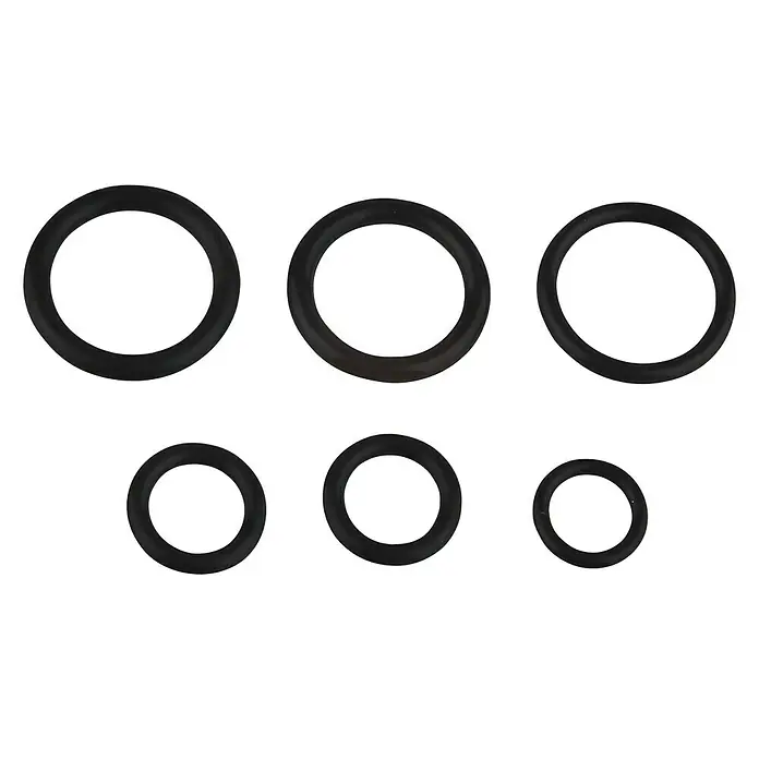 O-Ring-Sortiment - Passend für: Grohe Oberteil ⅜/½″, 6 -tlg. - Ansicht von oben