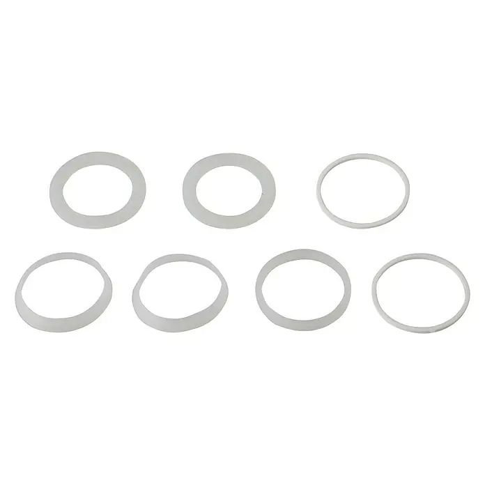 Dichtungssortiment - 1½″, 7 Stk., Geeignet für: Spültischsiphons - Ansicht von oben