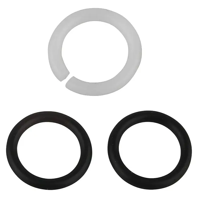 Dichtungssortiment - 12 x 17 mm, Geeignet für: Rohrausläufe - Ansicht von oben