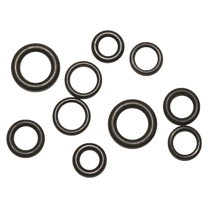 O-Ring-Sortiment - 10 Stk., Gummi - Ansicht von oben