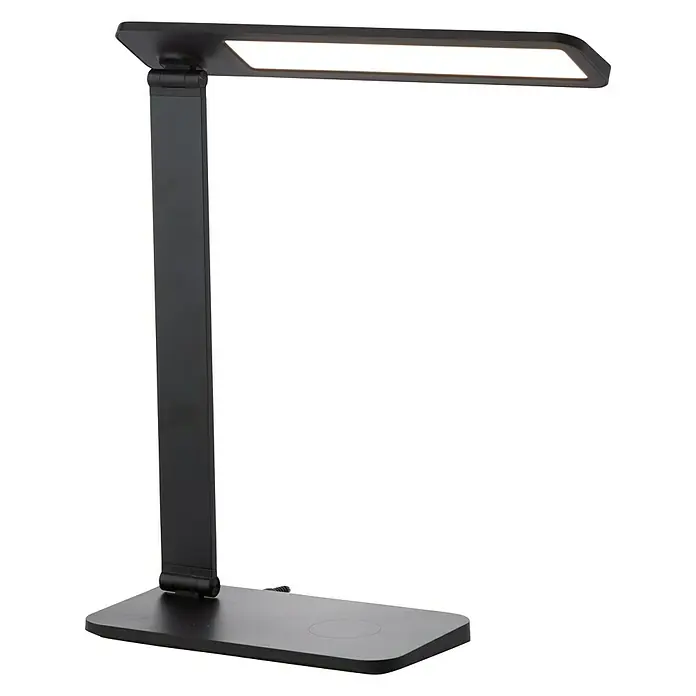 LED-Tischleuchte Seamont - 9 W, L x B x H: 31 x 12 x 37,4 cm, Schwarz - Diagonale Ansicht