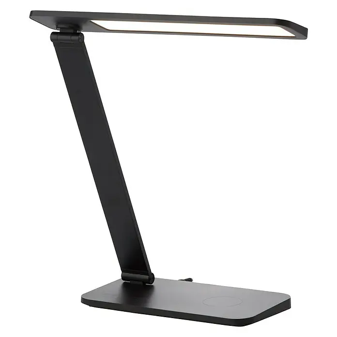 LED-Tischleuchte Seamont - 9 W, L x B x H: 31 x 12 x 37,4 cm, Schwarz - Diagonale Ansicht