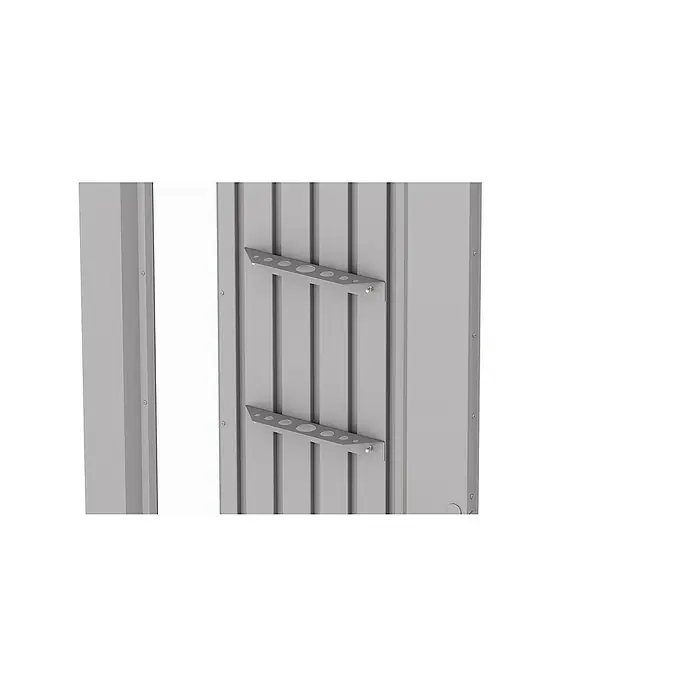 Biohort Gerätehalter - Silber Metallic, 2 Stk. - Detailaufnahme