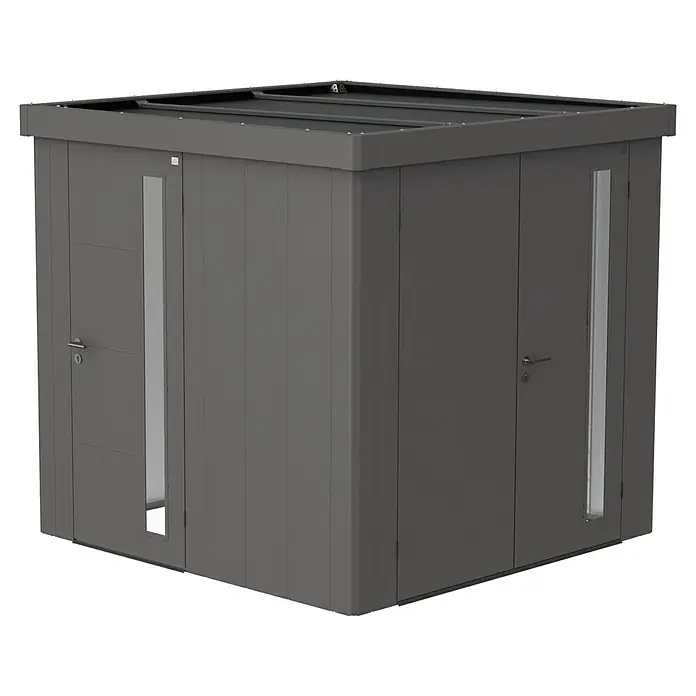 Biohort Puerta adicional - Gris cuarzo metalizado - Vista angular