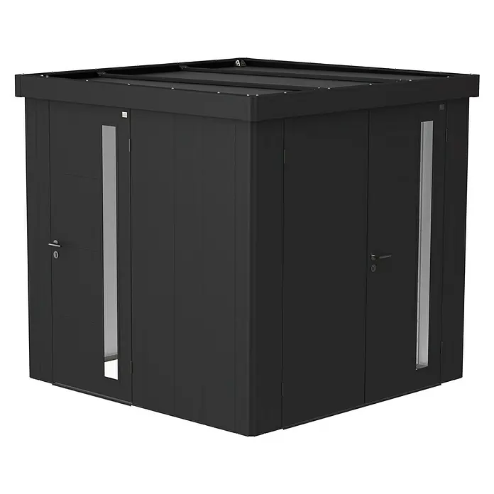 Biohort Puerta adicional - Gris oscuro metalizado - Vista angular