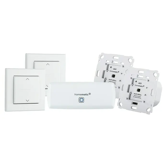 Homematic IP Starter-Set Beschattung WLAN HmIP-SK15 - Max. Leistung: 500 W, Smarte Steuerung: Homematic IP App - Vorderansicht