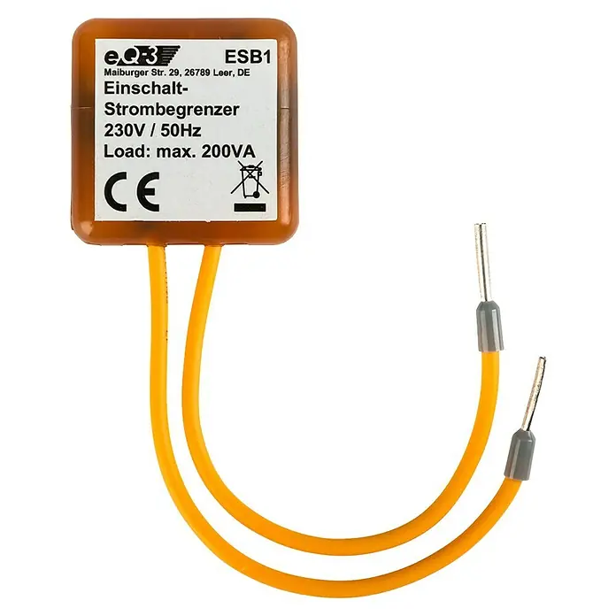 Homematic IP Einschaltstrombegrenzer ESB1 - 230 V/50 Hz - Vorderansicht