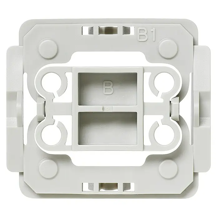 Homematic IP Adapter EQ3-ADA-B1 - 20 Stk., Passend für: Berker-Schalter Arsys/K1/K5 - Vorderansicht
