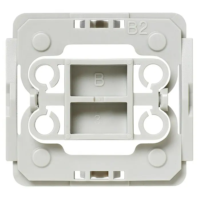 Homematic IP Adapter EQ3-ADA-B2 - 20 Stk., Passend für: Berker-Schalter S1/Modul2/B1/B3/B7/Q1/Q3/Q7 - Vorderansicht
