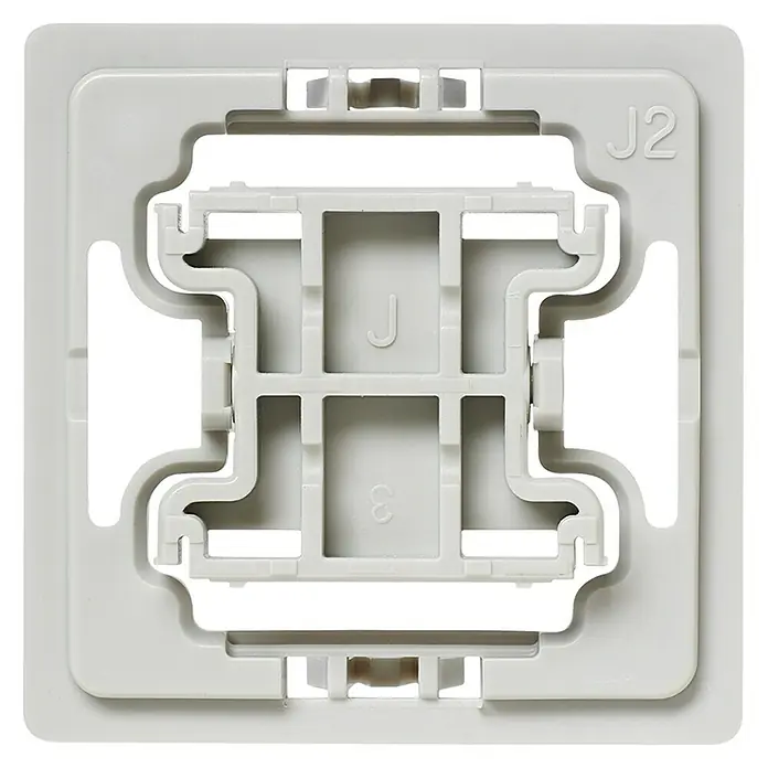 Homematic IP Adapter EQ3-ADA-J2 - 20 Stk., Passend für: Jung-Schalter A 500/A creation/A plus/AS 500/AS universal - Vorderansicht