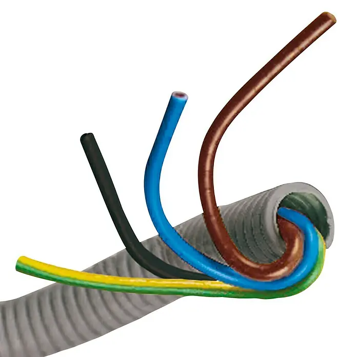 Flexibele buis Flex 2, grijs, 20 m - 20 m, Grijs - Close-up