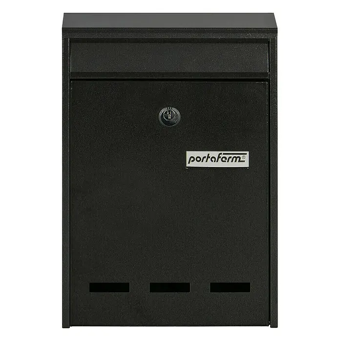 Portaferm Poštni nabiralnik [SI] PF 11 - 75 x 215 x 315 mm, [SI] Grau - Pogled od spredaj